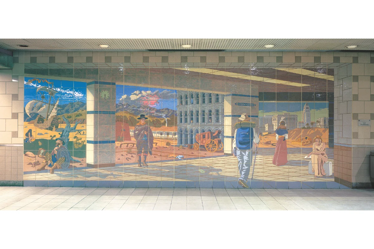 地铁站艺术壁画 - 澳门福彩 创意灵感